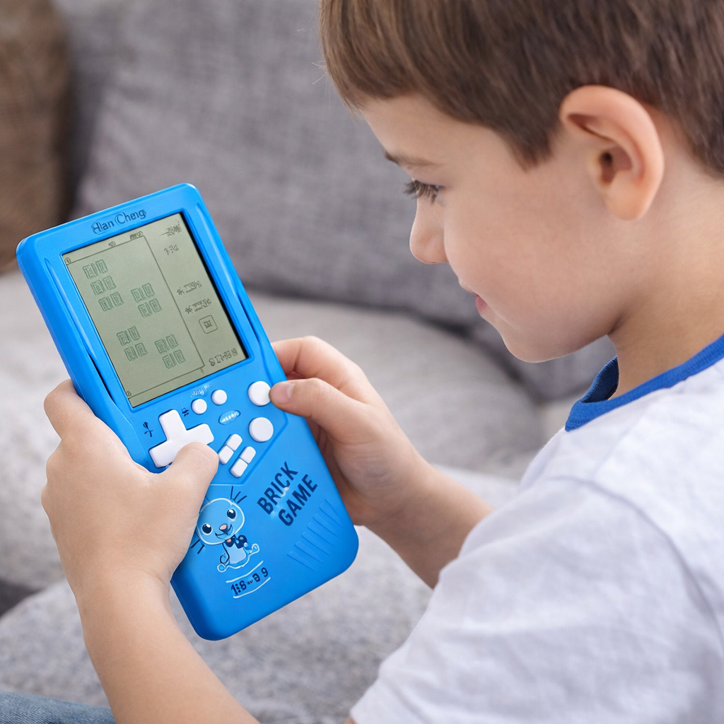 Mini Consola Retro Portátil para Niños y Adultos, Máquina de Juegos Clásicos de Ladrillo