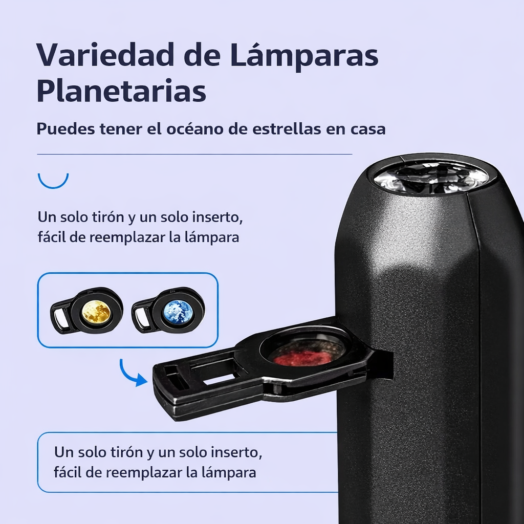 Lámpara Proyector Luna LED – Ambiente Mágico para diferentes estancias