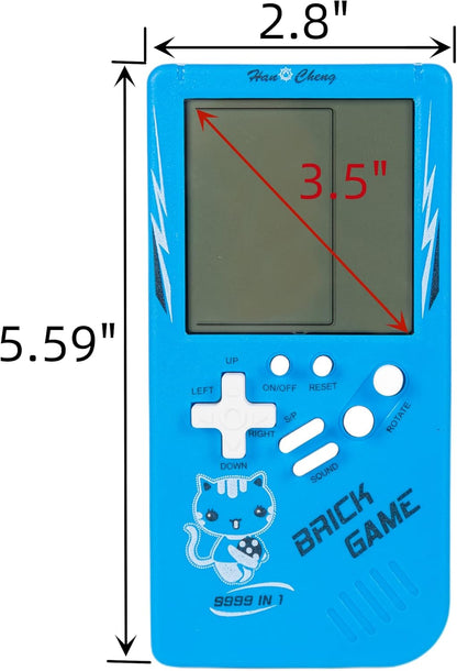 Mini Consola Retro Portátil para Niños y Adultos, Máquina de Juegos Clásicos de Ladrillo