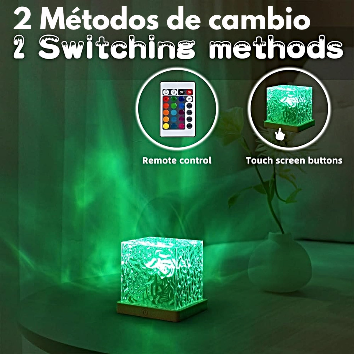 Proyector luz led olas oceánicas 16 colores