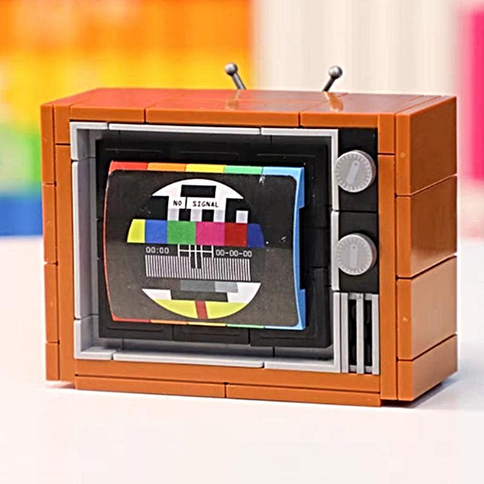 Kit Bloque de construcción 133 piezas televisión retro